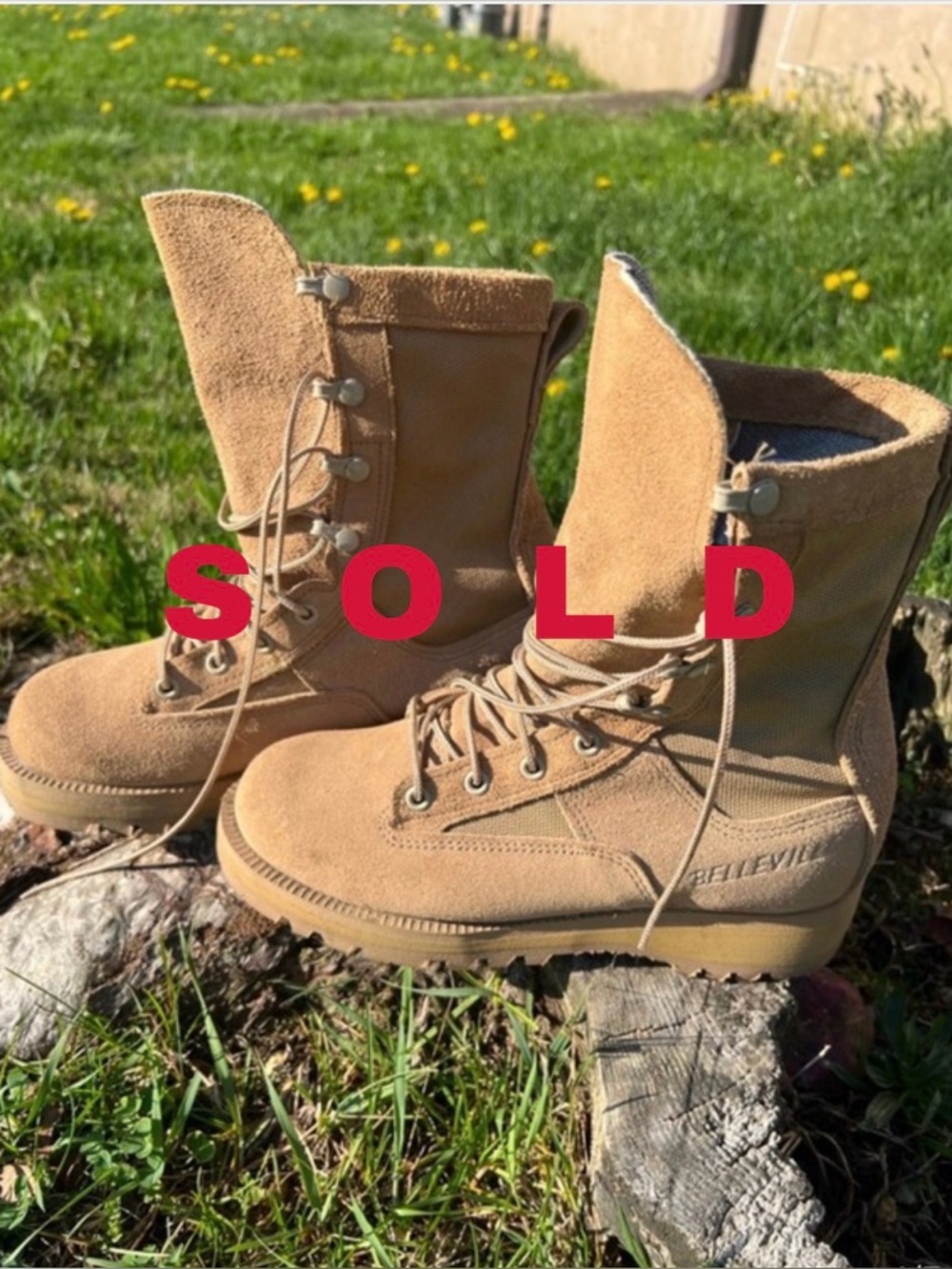 GORE-TEX Tan Suede Hiking Boots